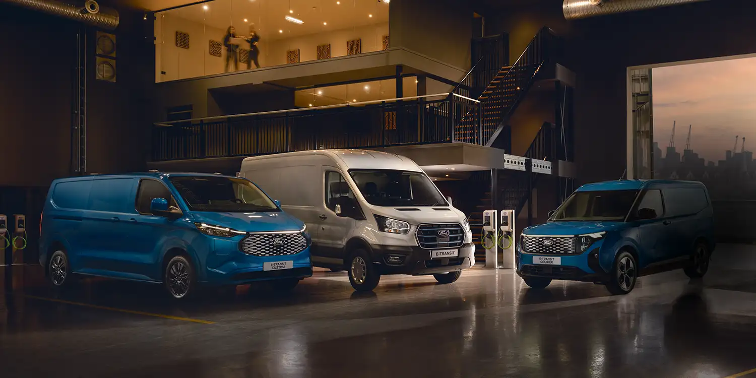 E-Transit, E-Transit Custom ja E-Transit Courier - nyt koroton ja kuluton rahoitus Mäkelän Auto, Järvenpää