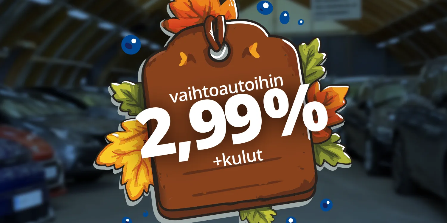 Rahoitustarjous vaihtoautoihin  Mäkelän Autossa