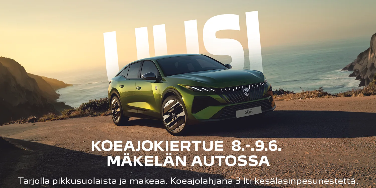 Uusi Peugeot 408 Mäkelän Autossa